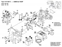 Bosch 0 601 931 342 GBM 9,6V VESP Cordless Drill 9.6 V / GB Spare Parts GBM9,6VVESP